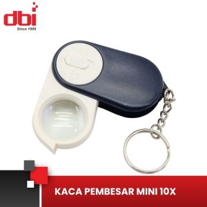 KACA PEMBESAR + LAMPU LED MINI 10X (GANT. KUNCI)