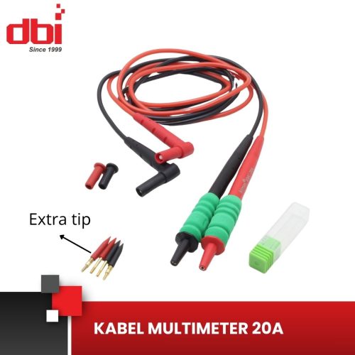 KABEL MULTIMETER 2401 20A JARUM LANCIP (+EXTRA TIP) CELLKIT