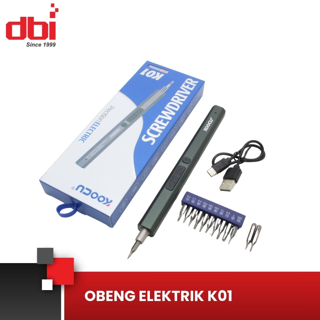 OBENG ELEKTRIK SET MAGNETIK KOOCU K01