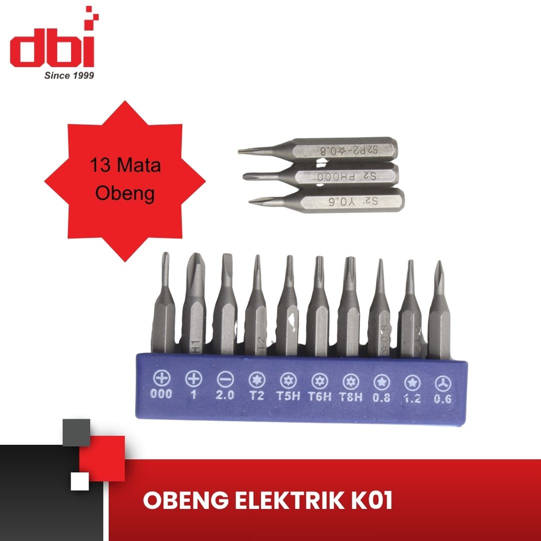 OBENG ELEKTRIK SET MAGNETIK KOOCU K01 - Gambar 2