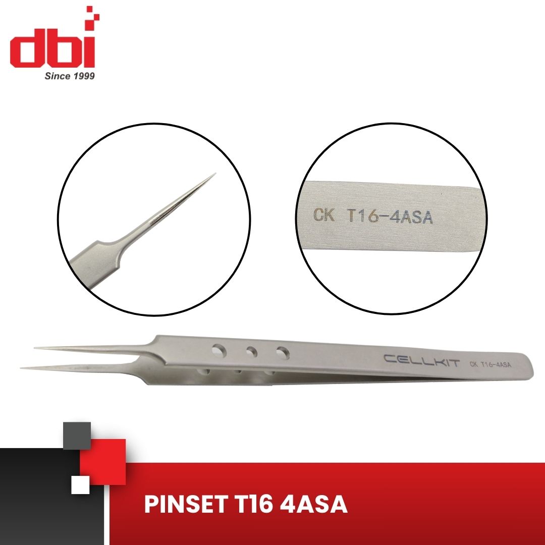 PINSET LURUS STAINLESS CELLKIT T16 4ASA