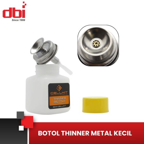 BOTOL THINNER METAL KECIL CELLKIT 100ML