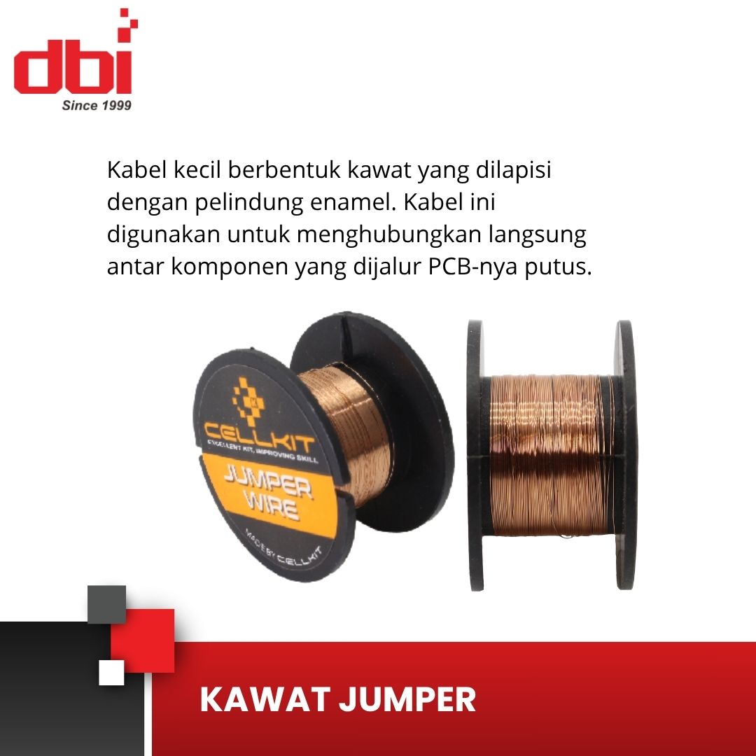 KAWAT JUMPER ENAMEL 0,1MM CELLKIT - Gambar 2