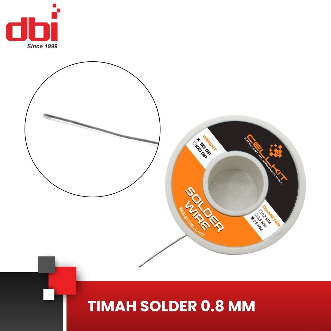 TIMAH GULUNG 0,8MM 50GR CELLKIT - Gambar 4