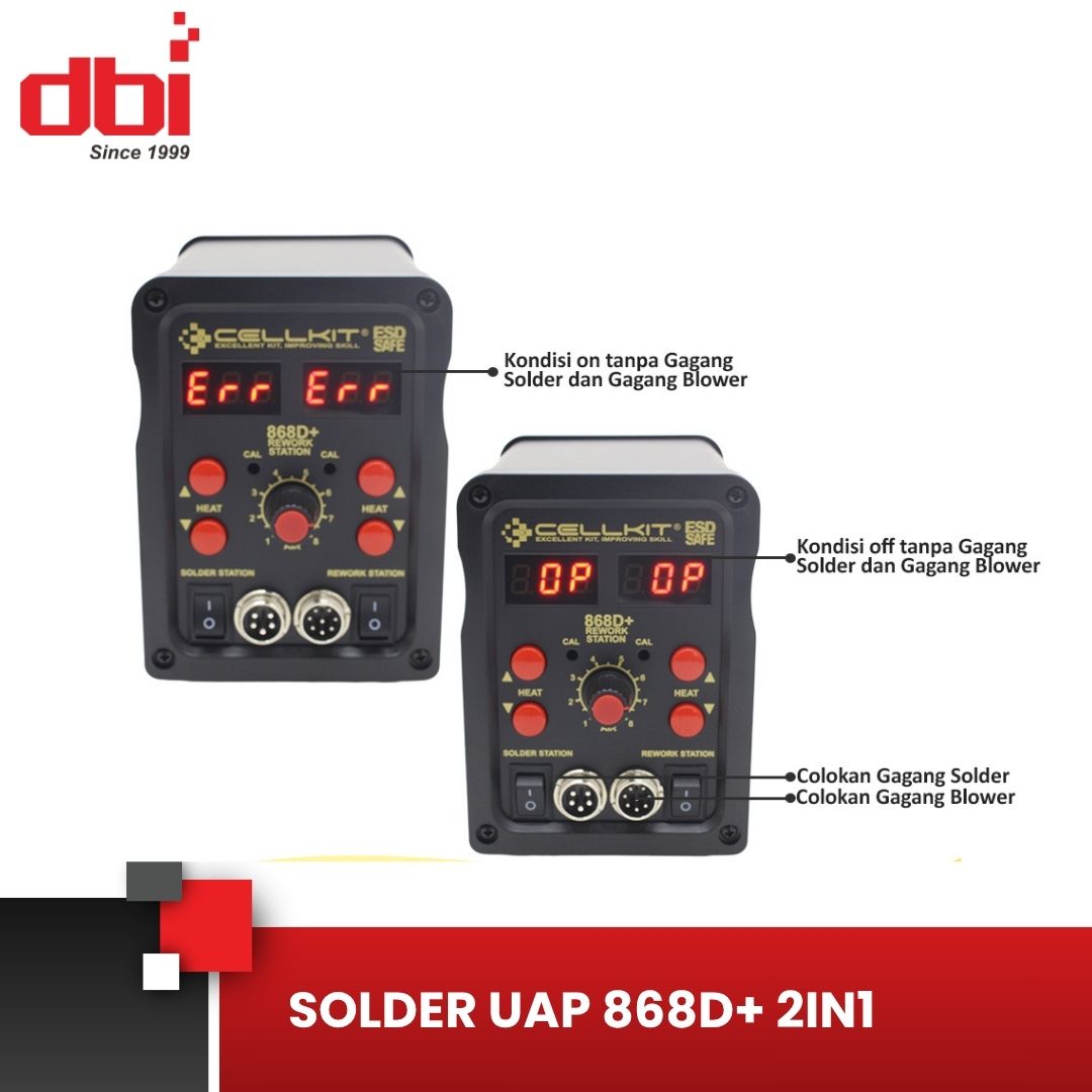 SOLDER UAP DIGITAL 2IN1 V22 CELLKIT 868D+ - Gambar 4