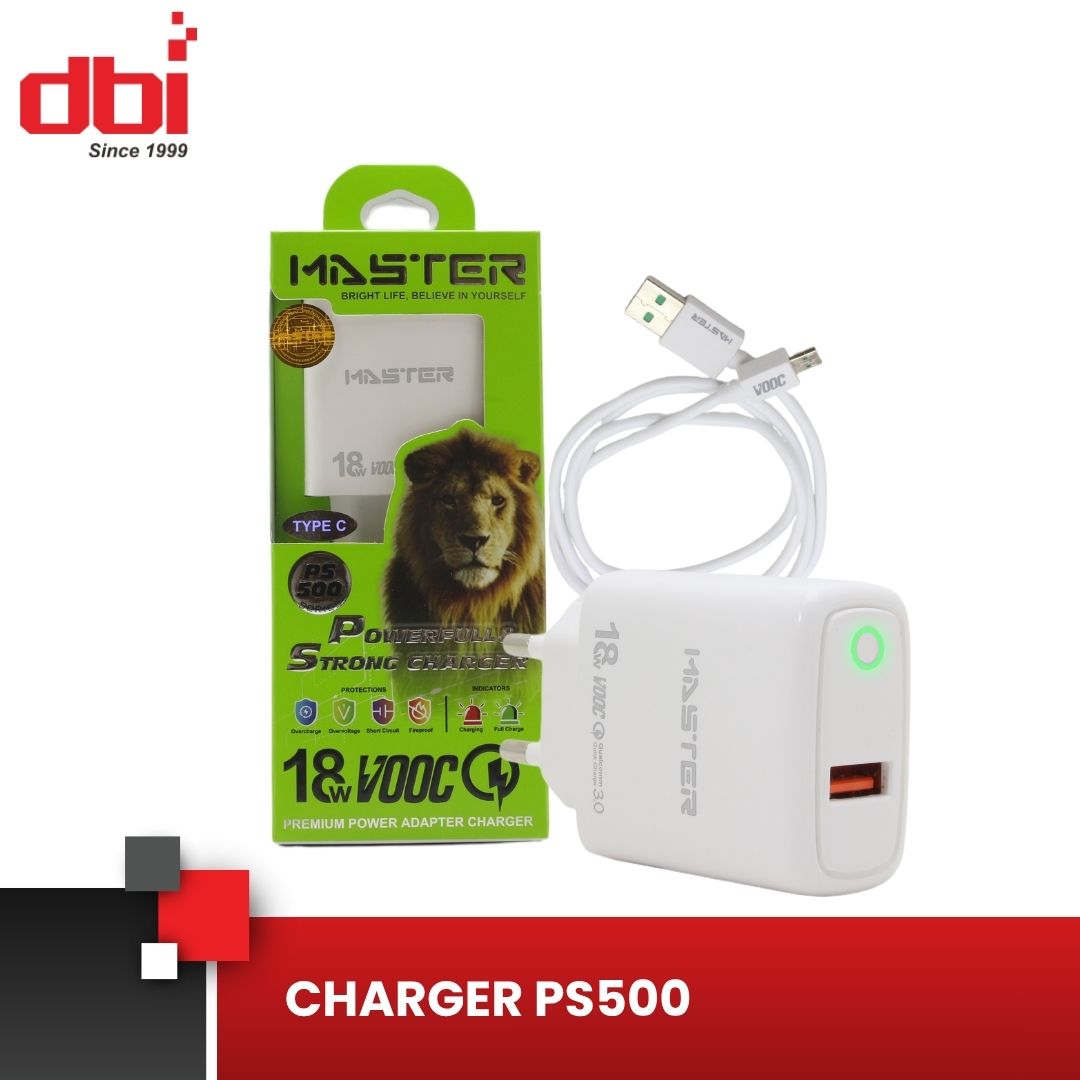 CHARGER 1 USB 18W MASTER LITE PS500 - Gambar 5