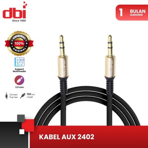 KABEL AUX 3,5MM 120CM MASTER 2402