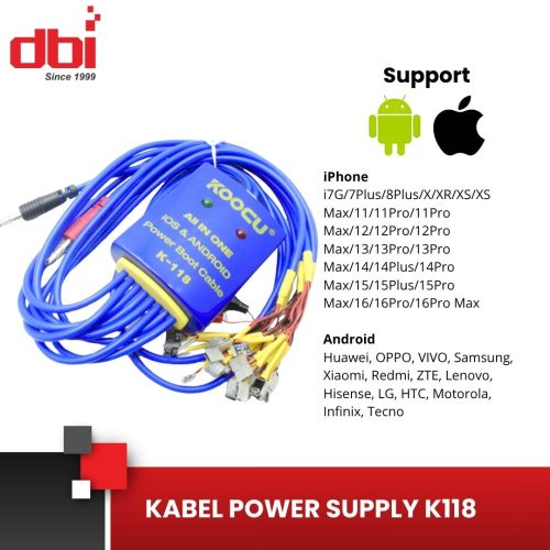 KABEL POWER SUPPLY IPHONE & ANDROID KOOCU K118
