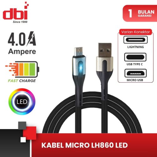 KABEL DATA MICRO LED F/C 4A CELLKIT LH860