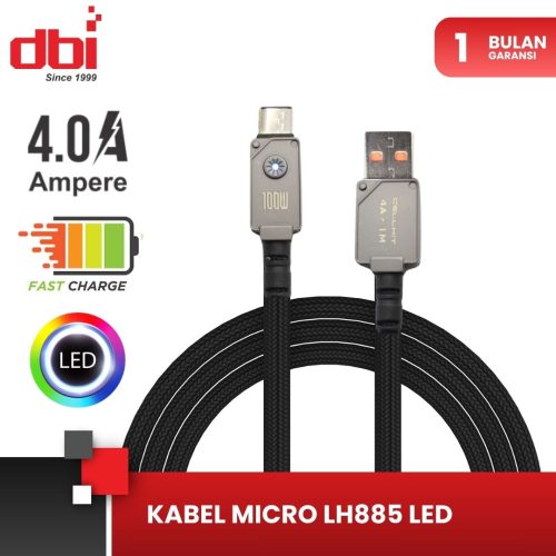 KABEL DATA MICRO LED F/C 4A CELLKIT LH885