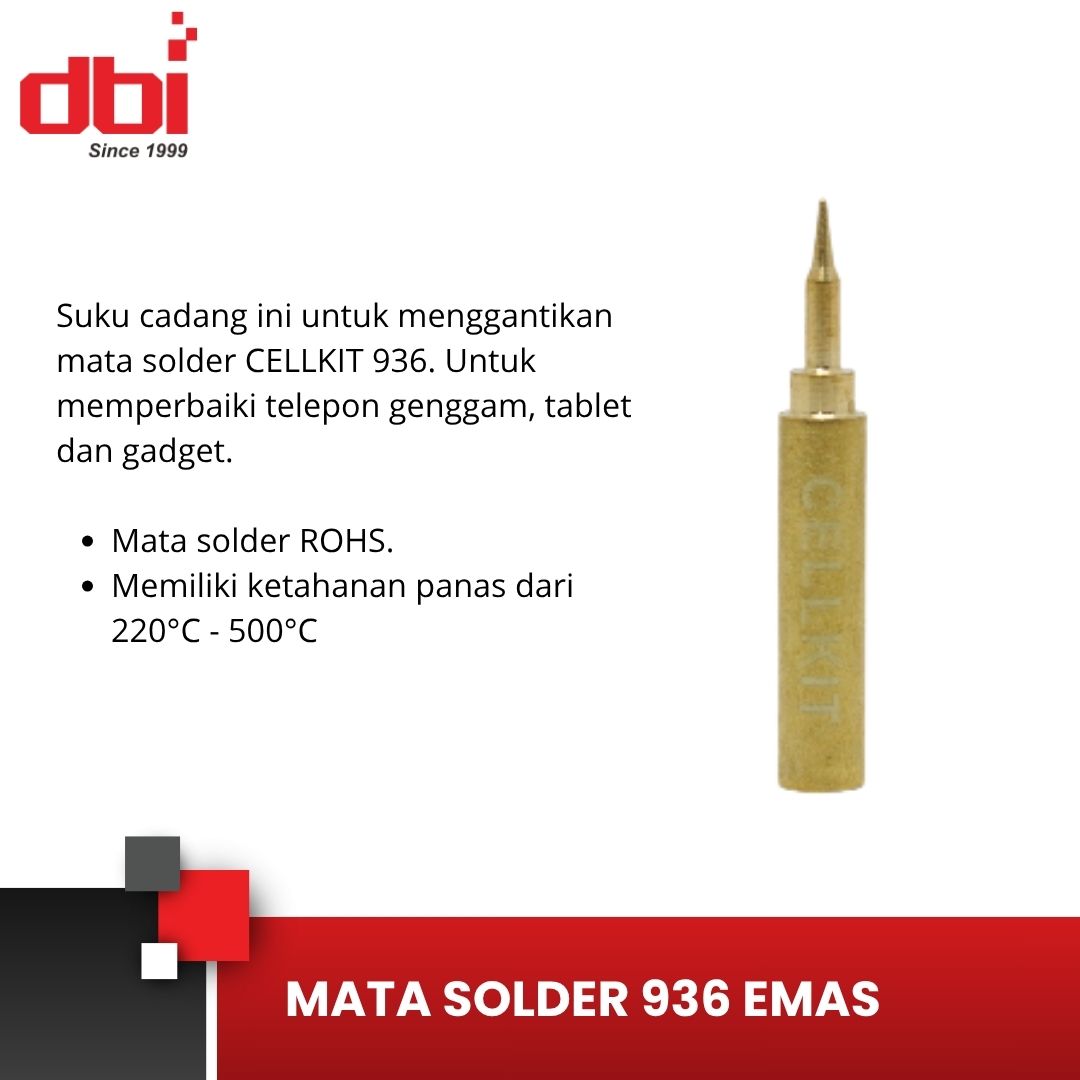 MATA SOLDER 936 EMAS LANCIP 2401 CELLKIT - Gambar 2