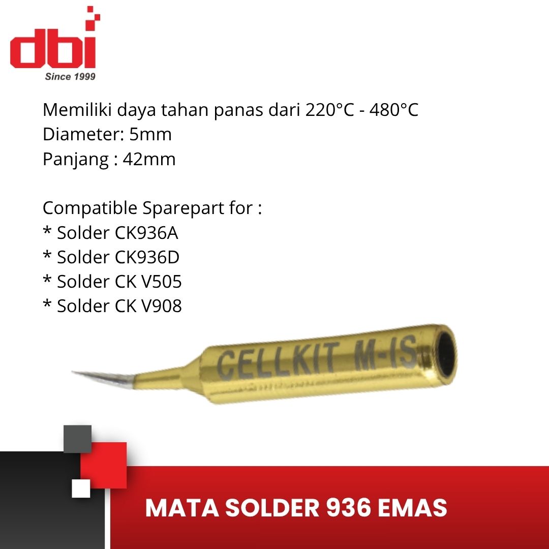 MATA SOLDER 936 EMAS BENGKOK CELLKIT - Gambar 3