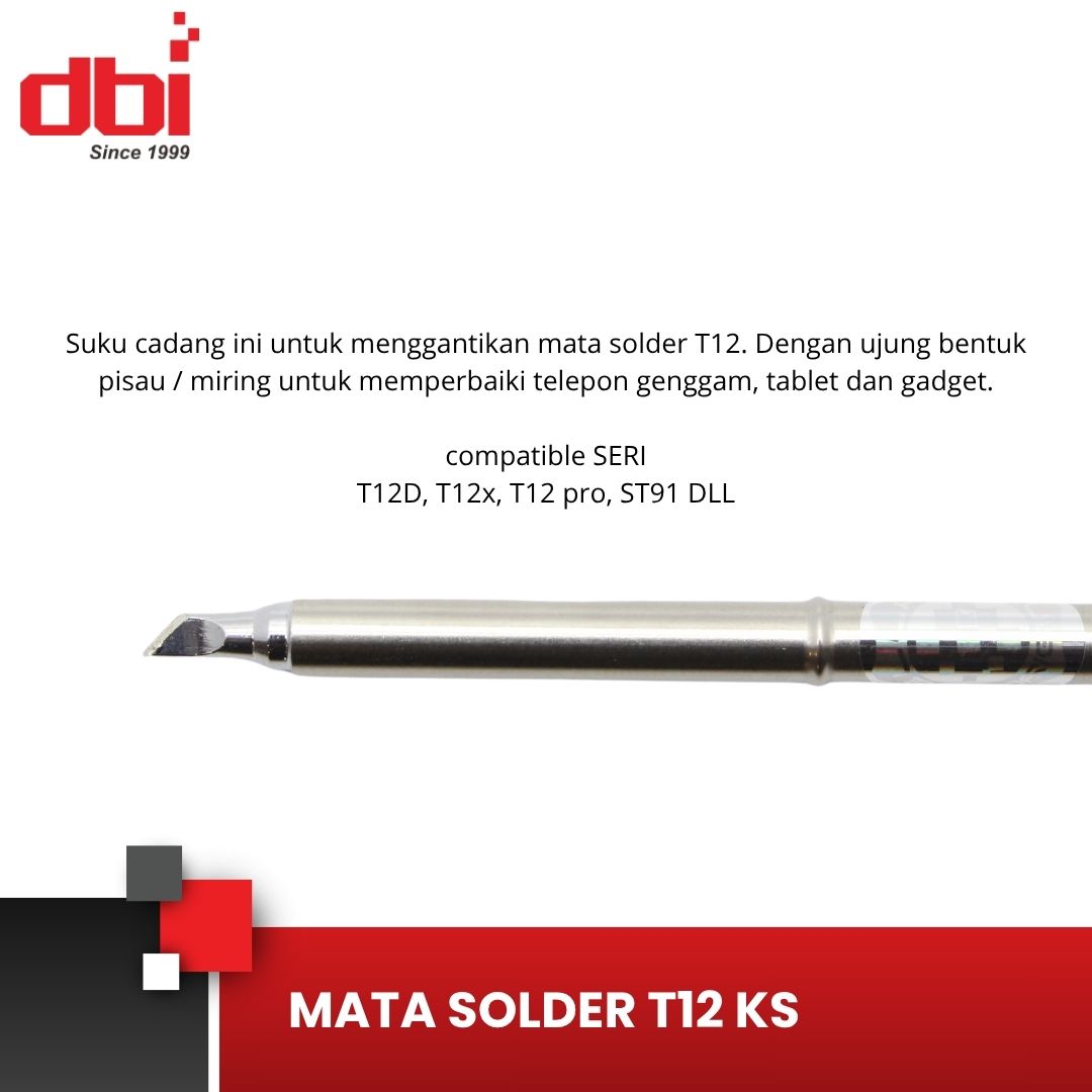 MATA SOLDER T12 TYPE KS PISAU KECIL CELLKIT - Gambar 3